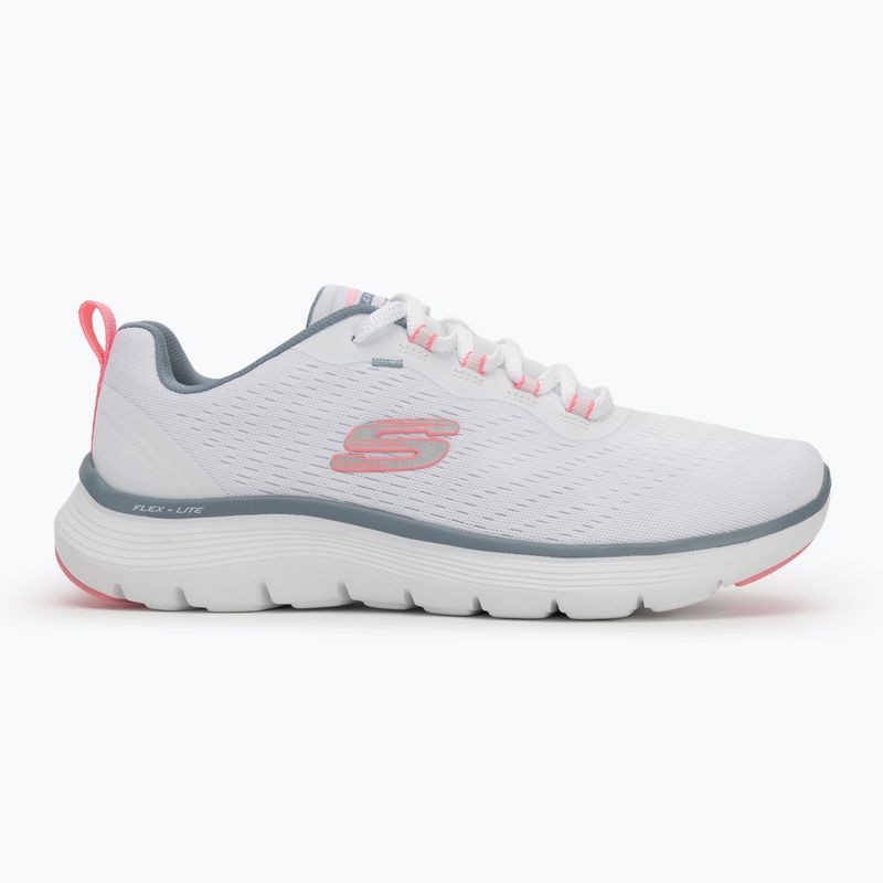Schuhe Damen SKECHERS Flex Appeal 5.0 New Path white/pink/blue 2
