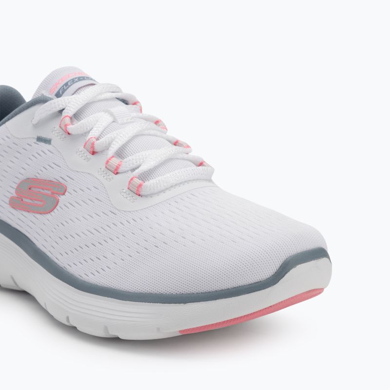 Schuhe Damen SKECHERS Flex Appeal 5.0 New Path white/pink/blue 7