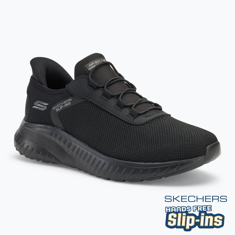 Herrenschuhe SKECHERS Bobs Squad Chaos Tough Walk schwarz