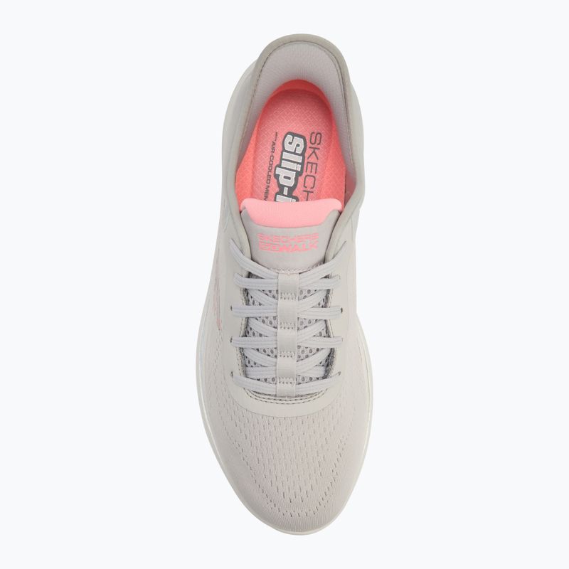 Schuhe Damen SKECHERS Go Walk 7 Valin gray/pink 5