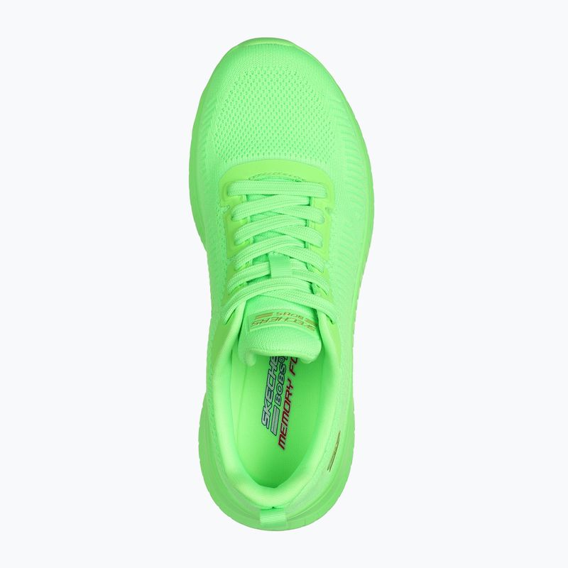 Schuhe Damen SKECHERS Bobs Squad Chaos Cool Rythms lime 12