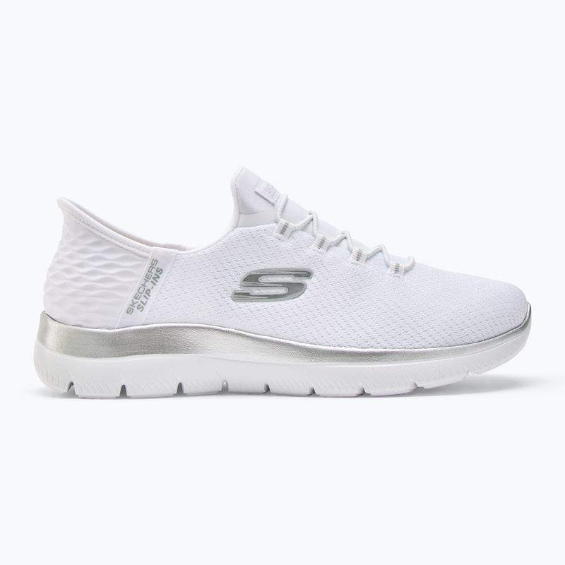 Schuhe Damen SKECHERS Summits Diamond Dream white/silver 2