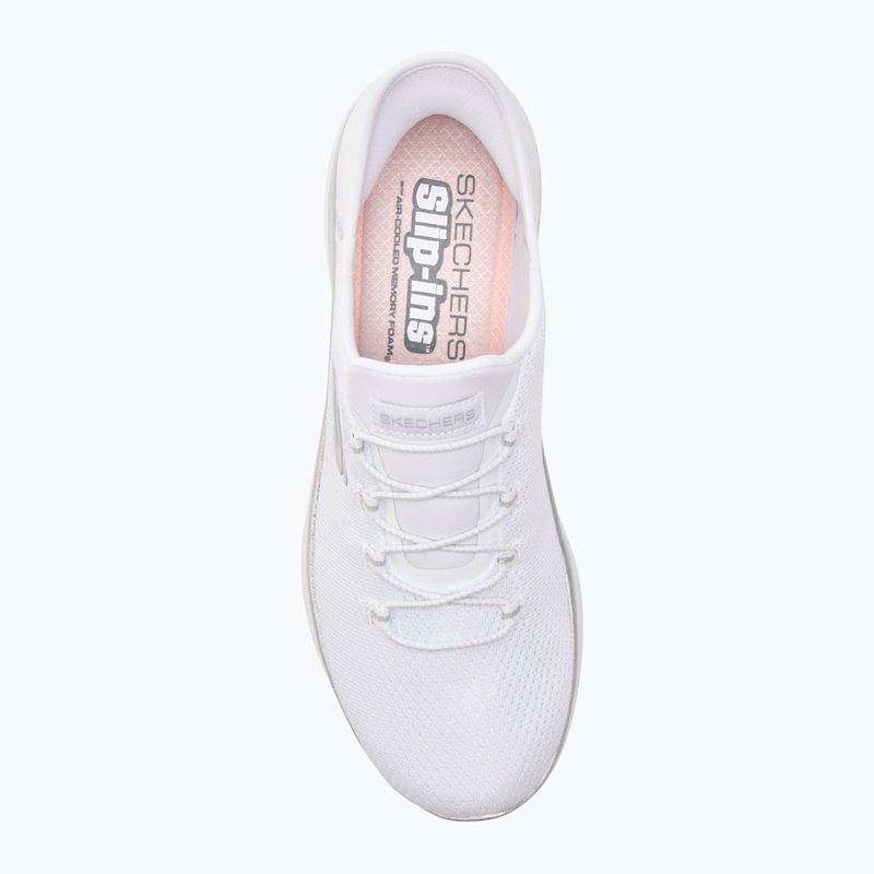 Schuhe Damen SKECHERS Summits Diamond Dream white/silver 5