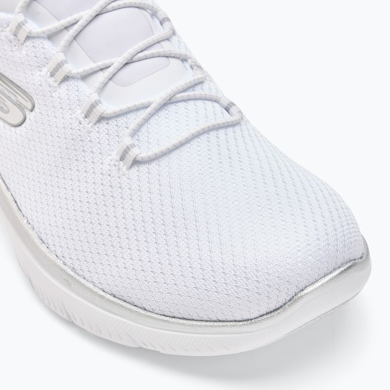 Schuhe Damen SKECHERS Summits Diamond Dream white/silver 7