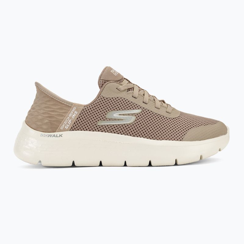 SKECHERS Slip-ins Damen Go Walk Flex Grand Entry taupe/weiß Schuhe 2