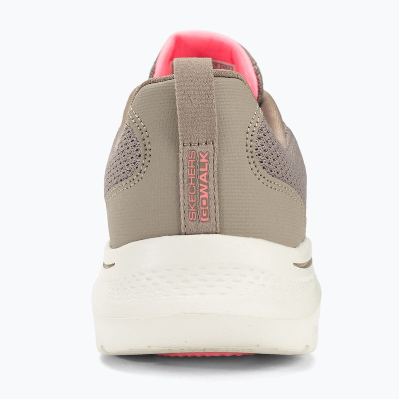 SKECHERS Go Walk 7 Clear Path Damen Schuhe taupe/rosa 7
