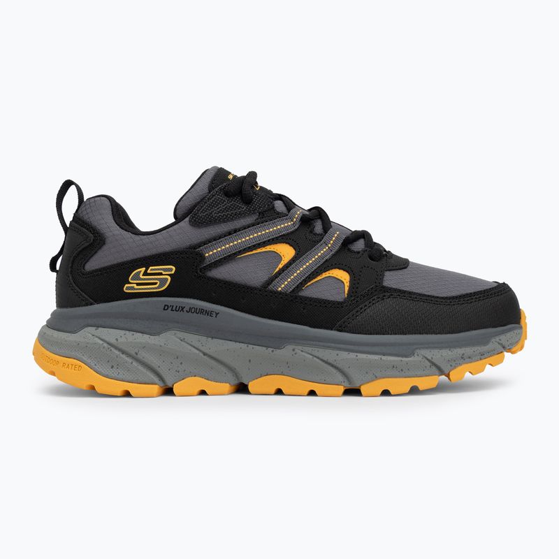 Herrenschuhe SKECHERS D'Lux Journey black/yellow 2
