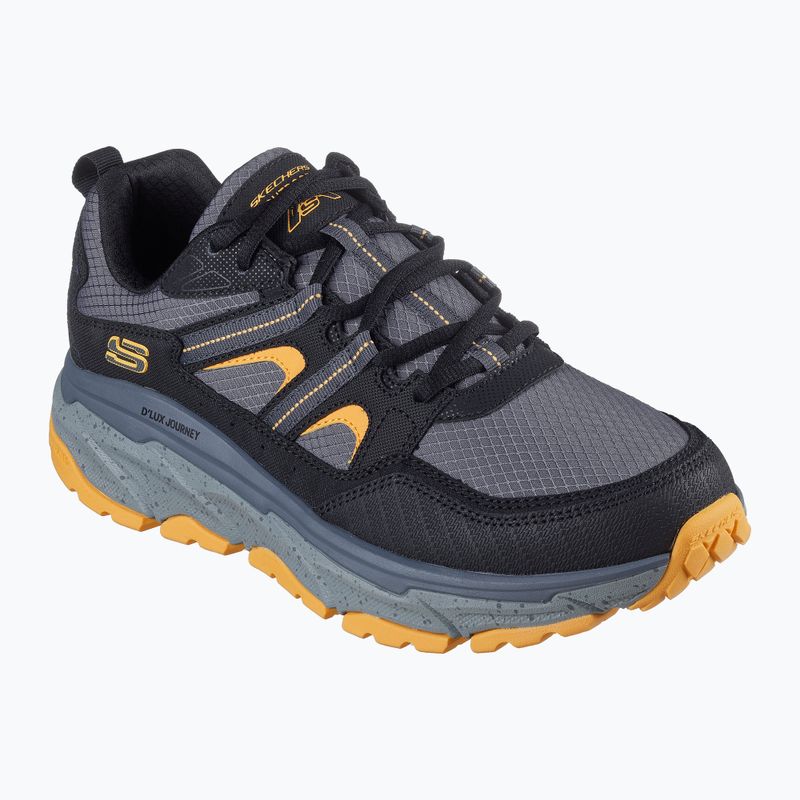 Herrenschuhe SKECHERS D'Lux Journey black/yellow 8