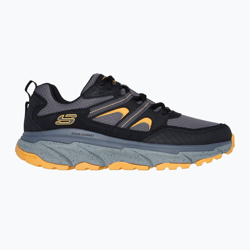 Herrenschuhe SKECHERS D'Lux Journey black/yellow 9