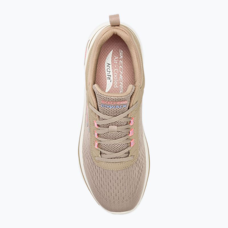 SKECHERS Go Walk Arch Fit 2.0 Balin Damen taupe/multi Schuhe 5