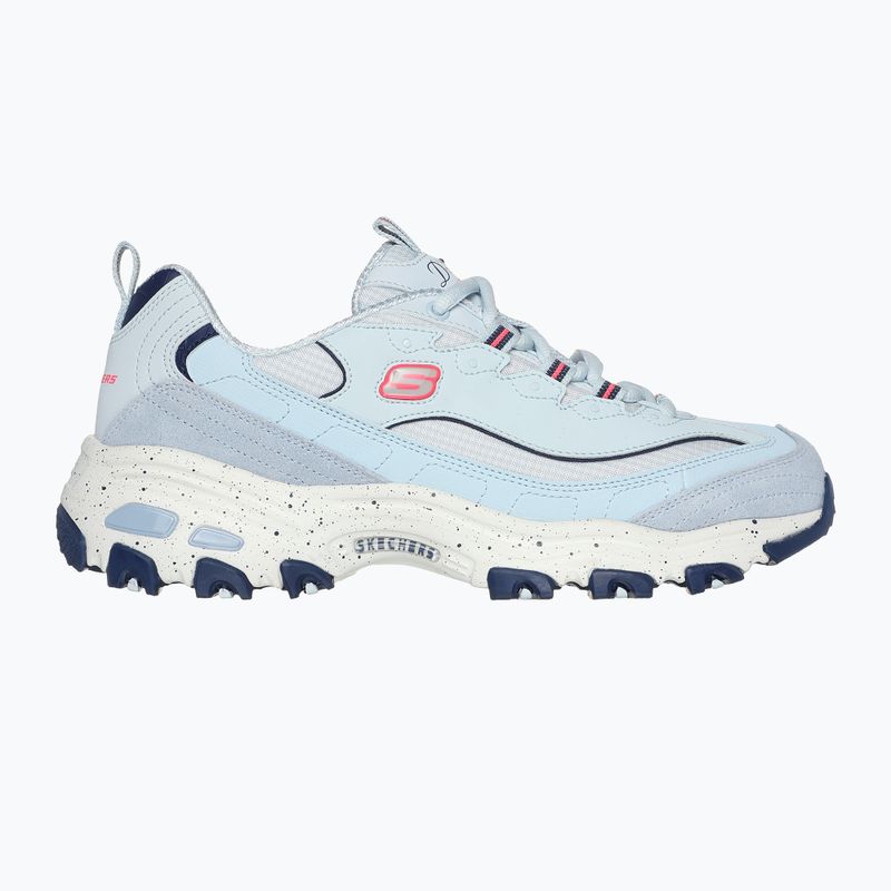 Schuhe Damen SKECHERS D'Lites Bold Views light blue/multi 2
