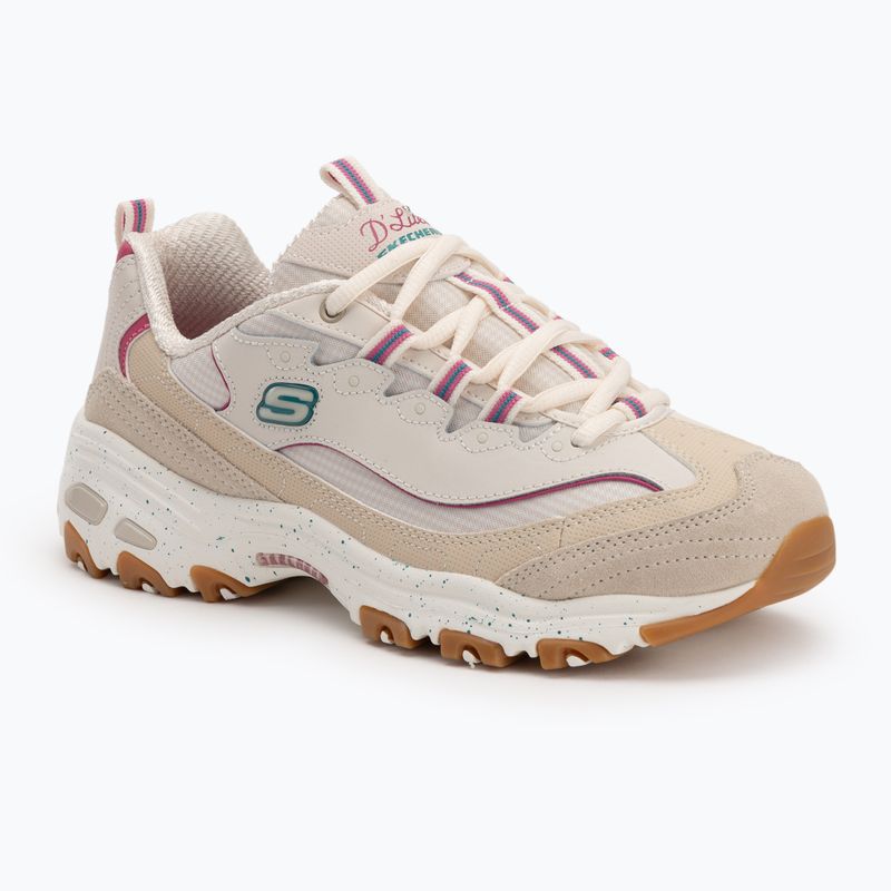 Schuhe Damen SKECHERS D'Lites Bold Views beige