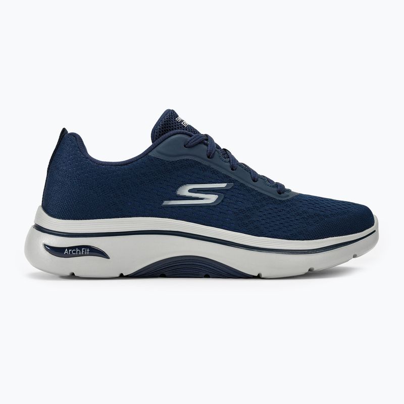 Herren SKECHERS Go Walk Arch Fit 2.0 Idyllic 2 navy/weiß Schuhe 2