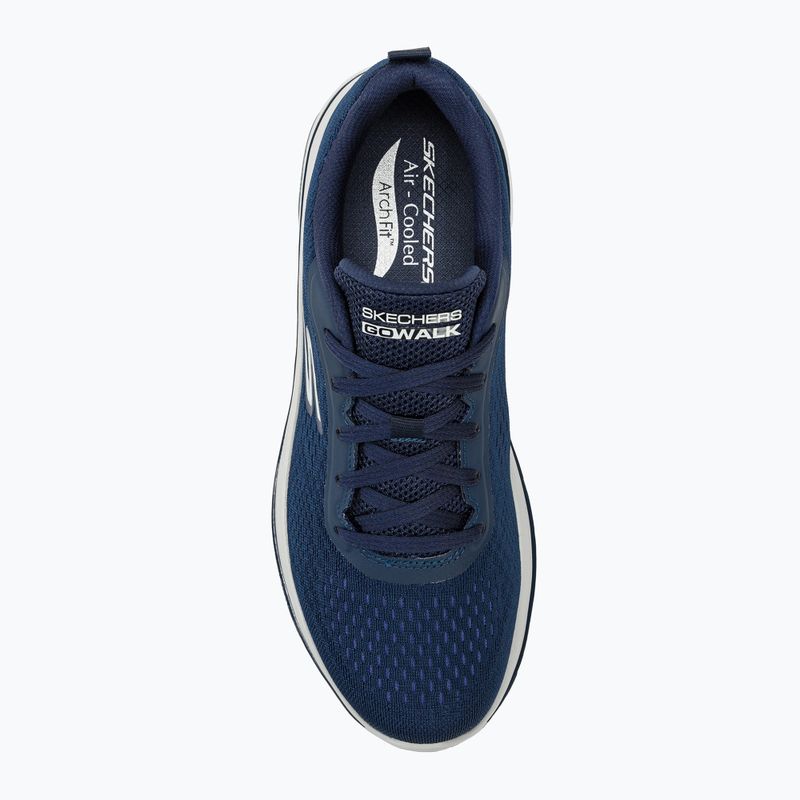 Herren SKECHERS Go Walk Arch Fit 2.0 Idyllic 2 navy/weiß Schuhe 5