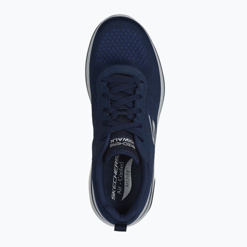 Herren SKECHERS Go Walk Arch Fit 2.0 Idyllic 2 navy/weiß Schuhe 11