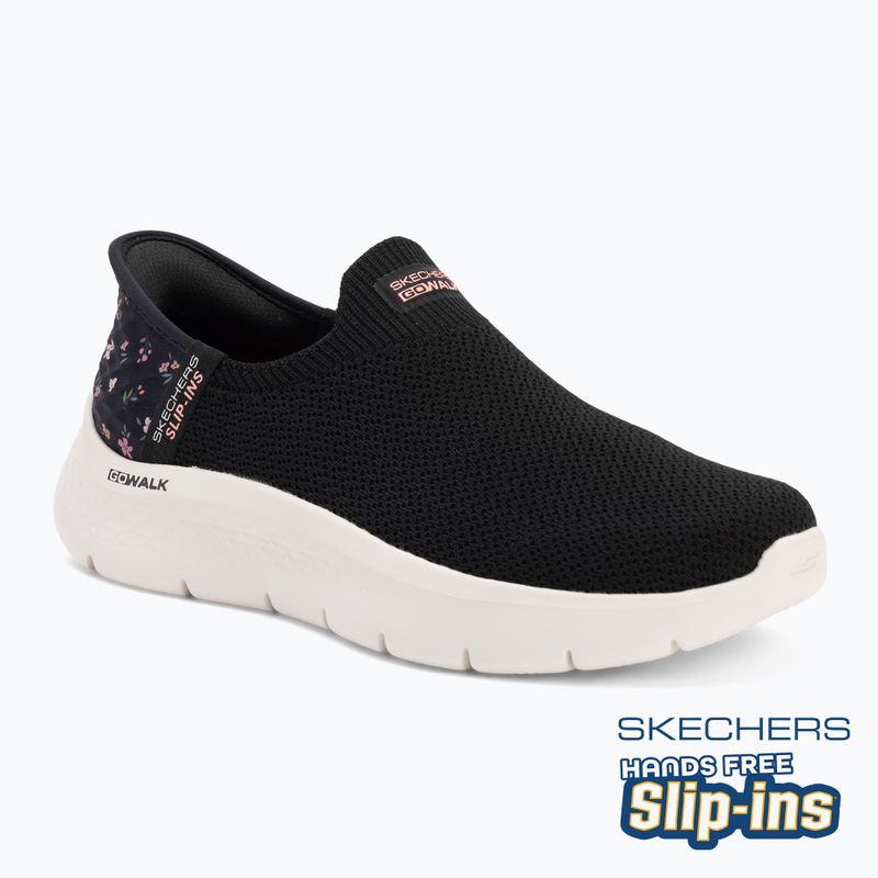 Schuhe Damen SKECHERS Go Walk Flex Sunset Rose black