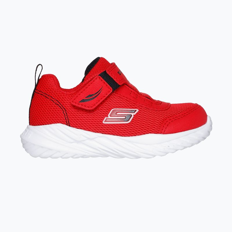 Skechers Nitro Sprint rot/schwarz Kinderschuhe 8