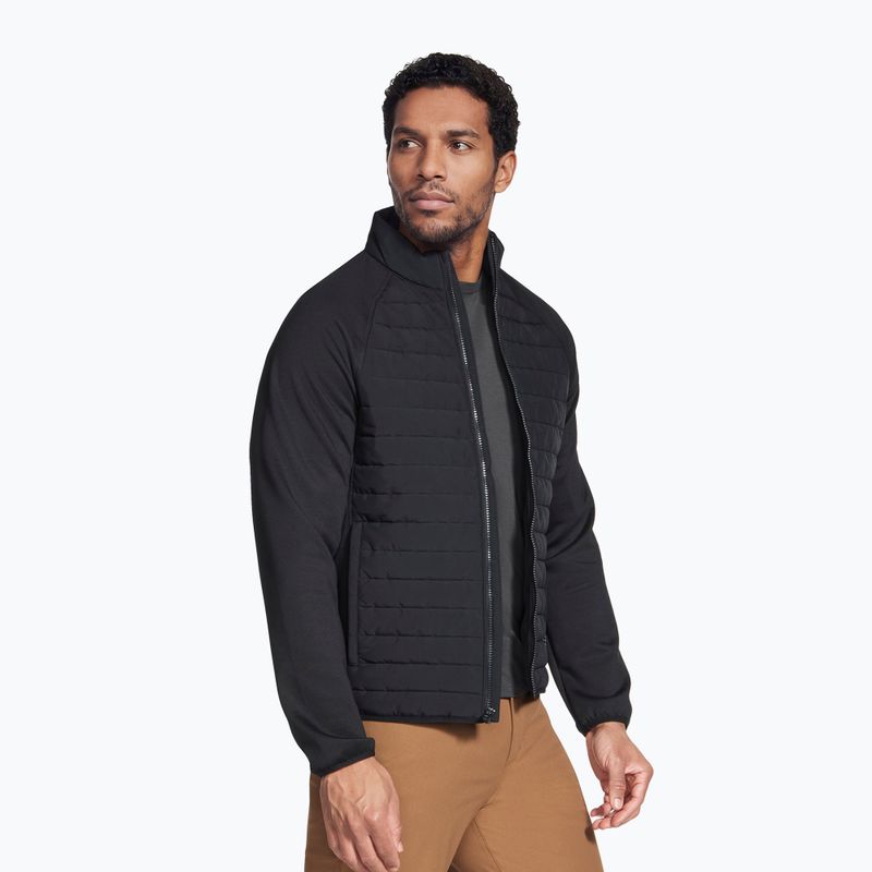 Herren-Hybridjacke SKECHERS The Hoodless Hybrid black 5