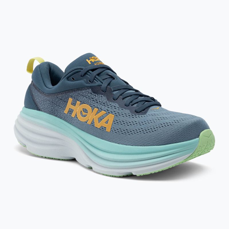 HOKA Bondi 8 real teal/shadow Herren Laufschuhe