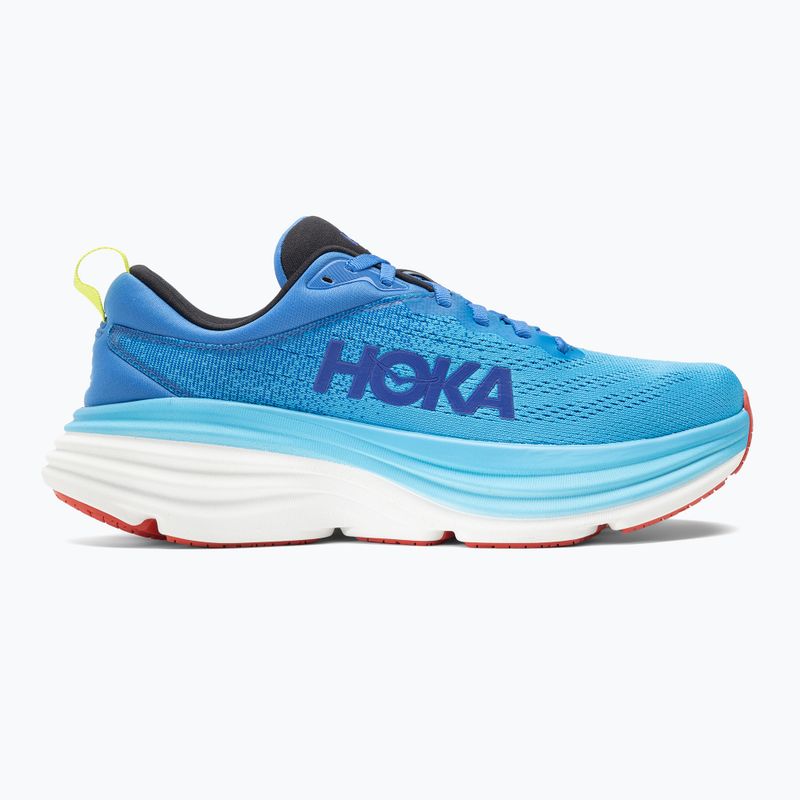 Herren Laufschuhe HOKA Bondi 8 virtuell blau/schwimmen Tag 2