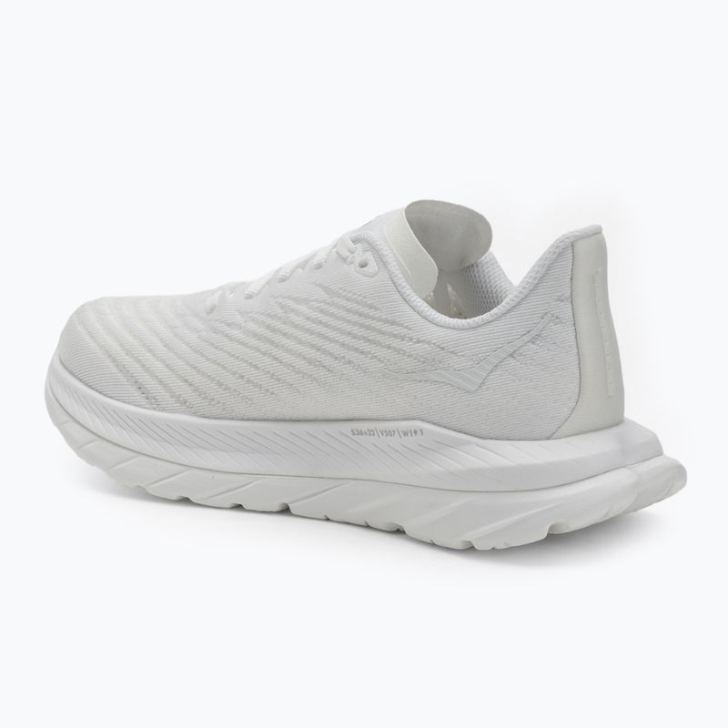Damen Laufschuhe HOKA Mach 5 weiß/weiß 3