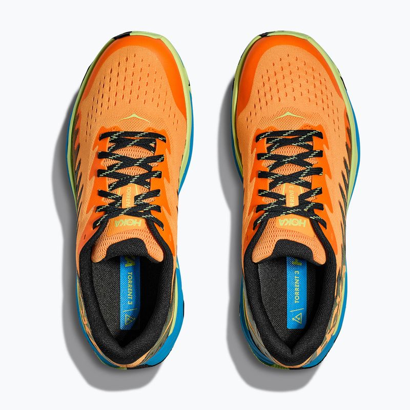 Herren HOKA Torrent 3 solar flare/lettuce Laufschuhe 12