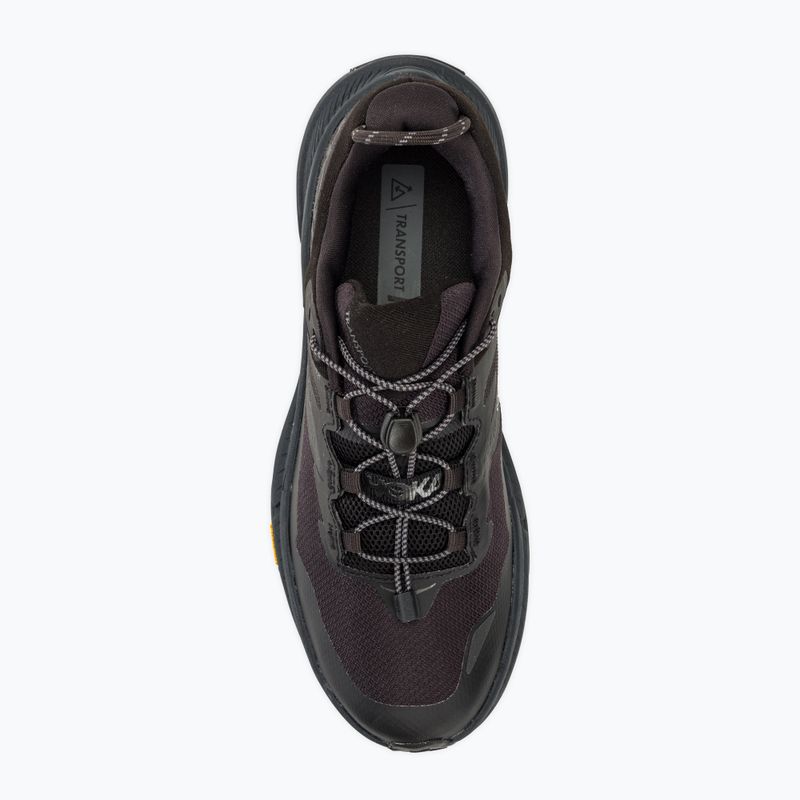 Herren Laufschuhe HOKA Transport GTX schwarz/schwarz 5
