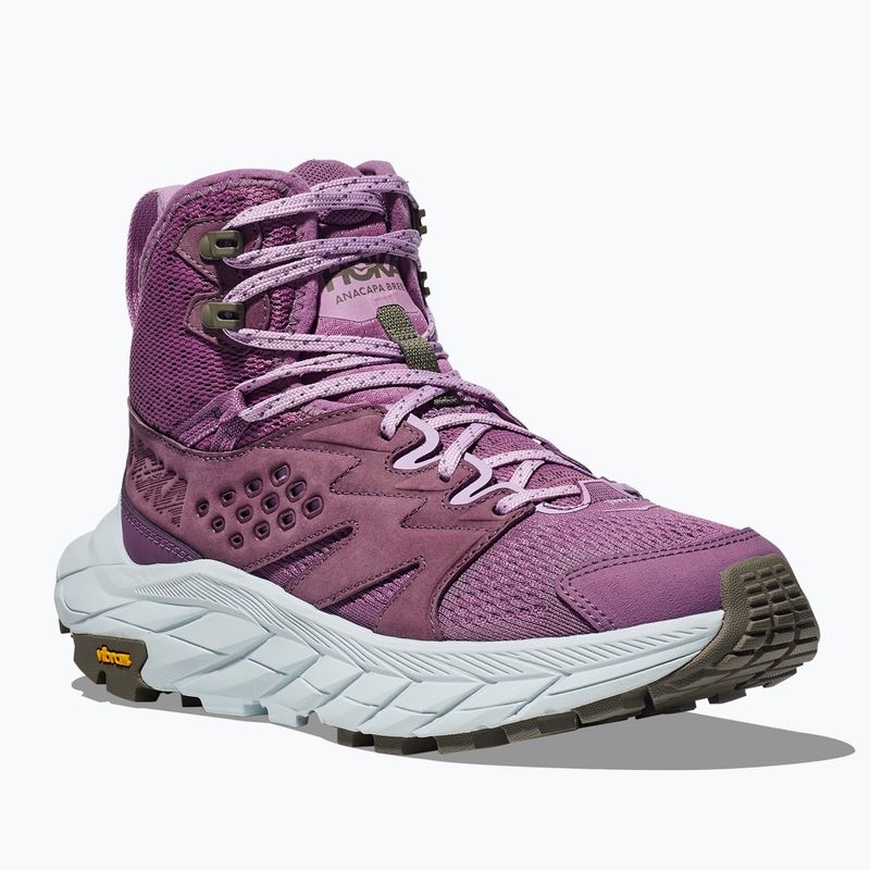 Damen-Wanderschuhe HOKA Anacapa Breeze Mid amethyst/illusion