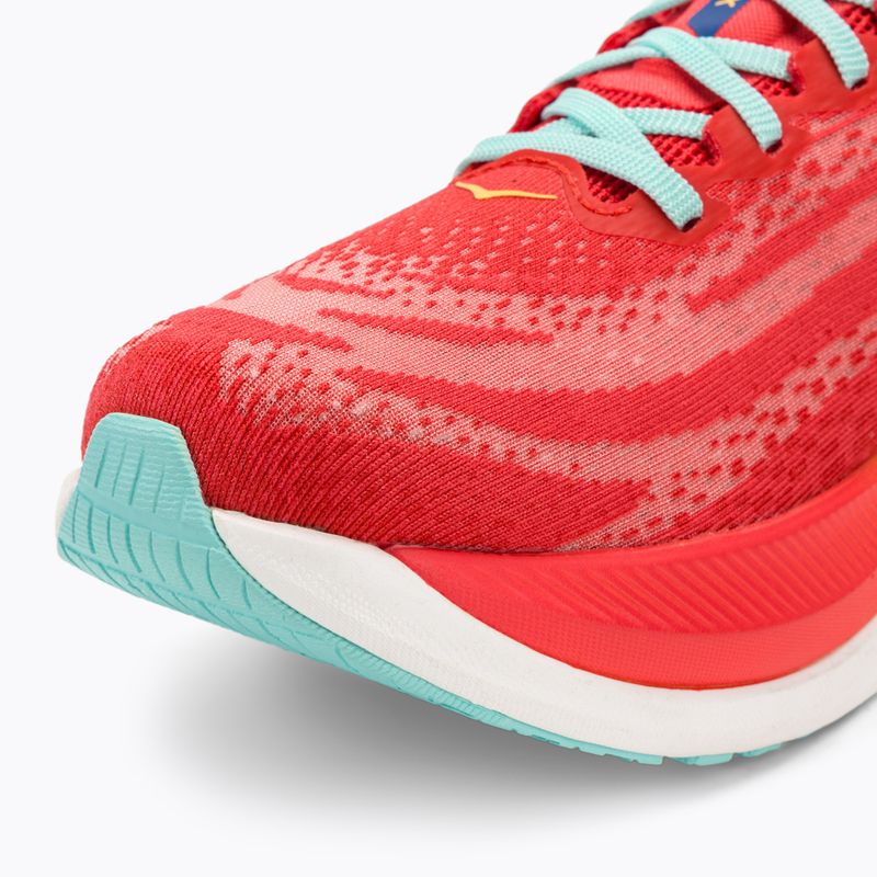 HOKA Mach X cerise/cloudless Herren Laufschuhe 7