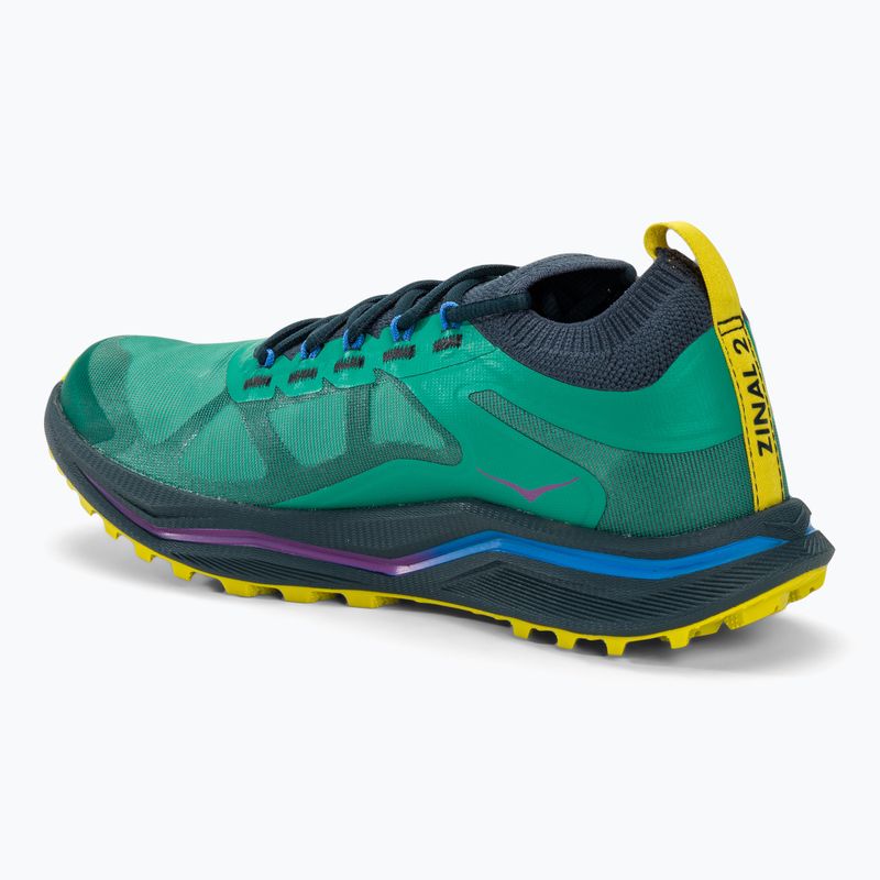 Damen Laufschuhe HOKA Zinal 2 tech grün/strata 3