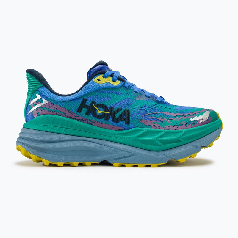 Herren Laufschuhe HOKA Stinson 7 virtual blau/tech grün 2