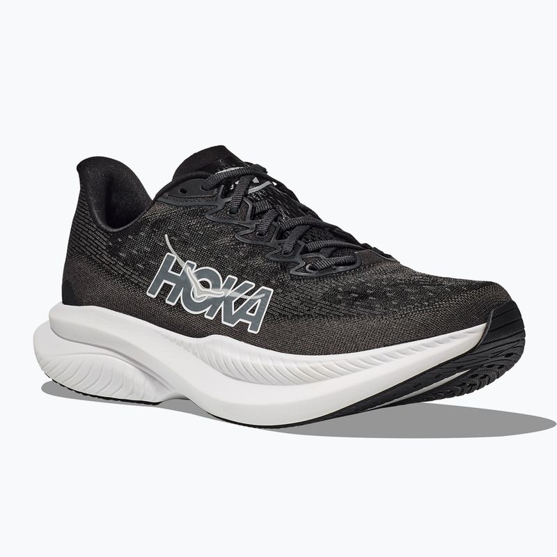 Damen Laufschuhe HOKA Mach 6 schwarz/weiss