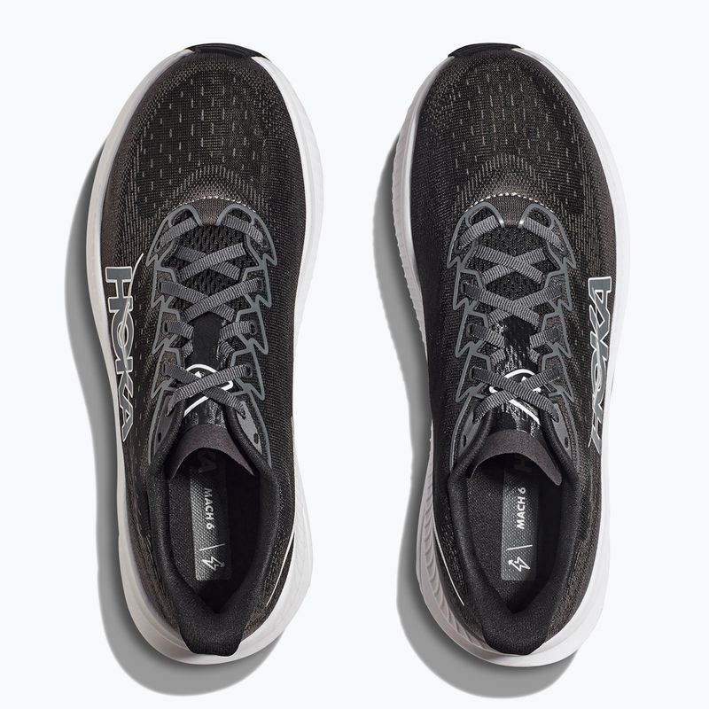 Damen Laufschuhe HOKA Mach 6 schwarz/weiss 6
