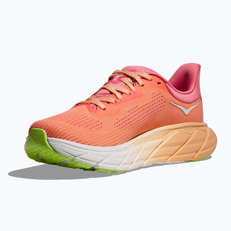 Damen Laufschuhe HOKA Arahi 7 papaya/koralle 8