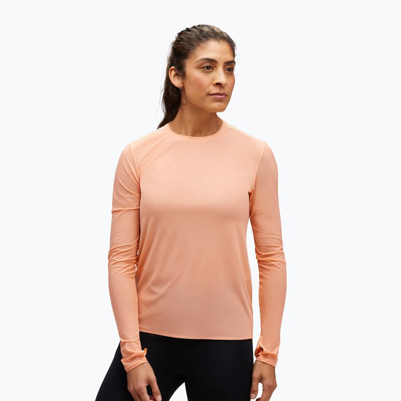 Lauf Longsleeve  Damen HOKA Airolite Run papaya