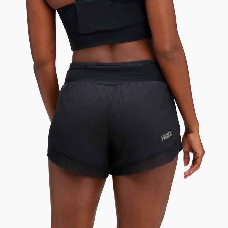 Lauf Shorts Damen HOKA Glide 4' black 2