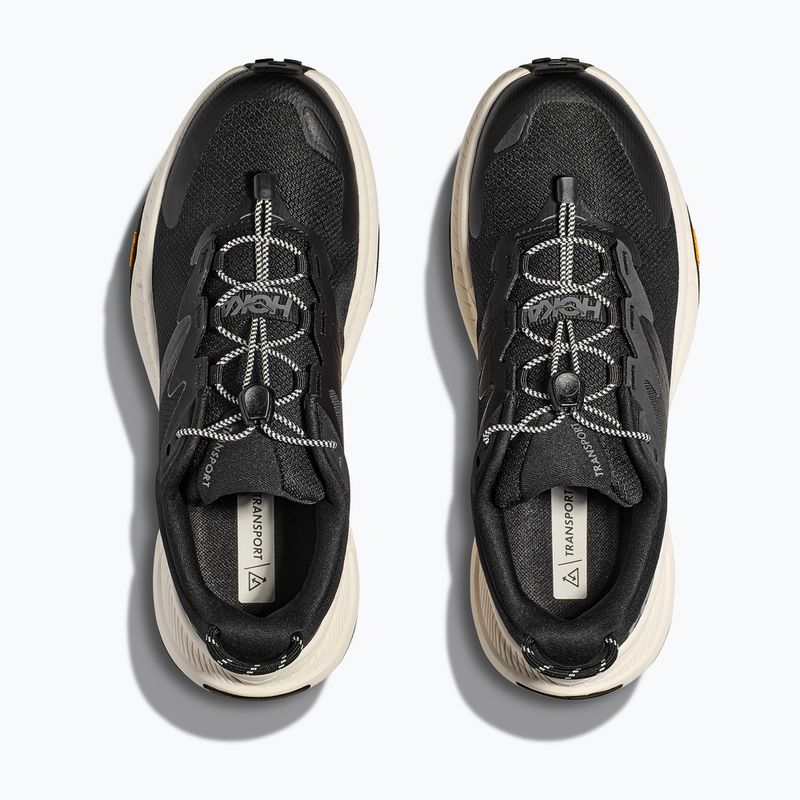Laufschuhe Herren Damen HOKA Transport black/alabaster 15
