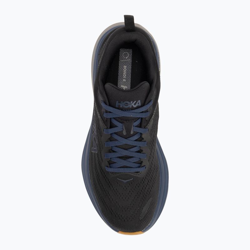 Herren Laufschuhe HOKA Bondi 8 schwarz/ironore 5