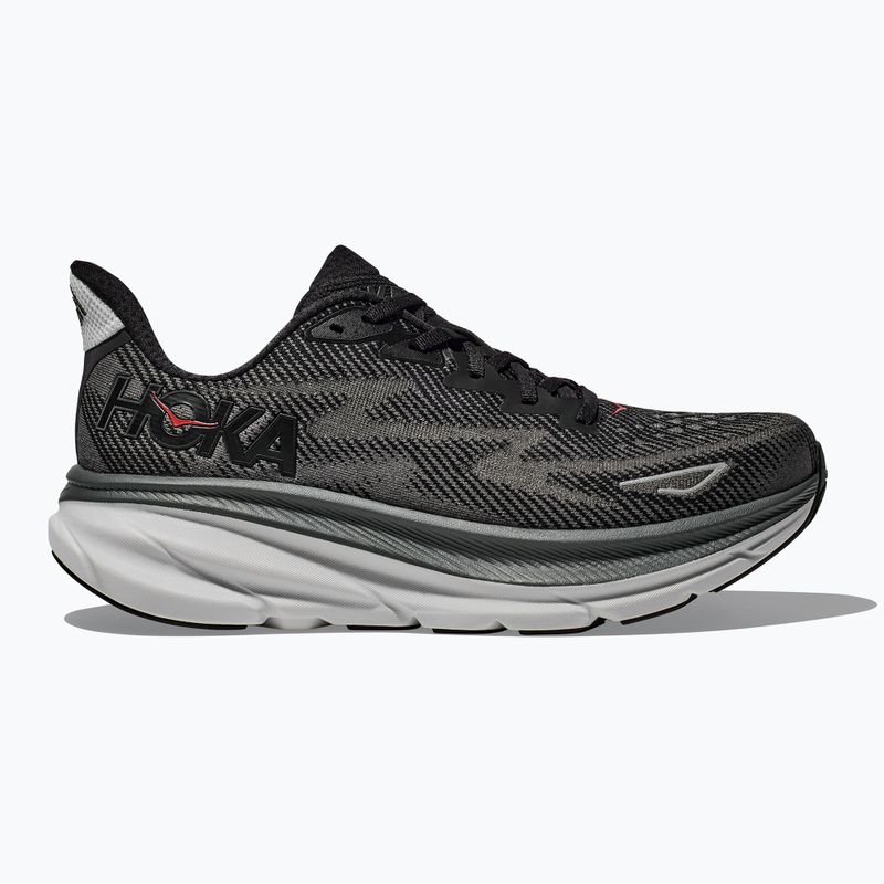 Herren Laufschuhe HOKA Clifton 9 schwarz/outer orbit 2