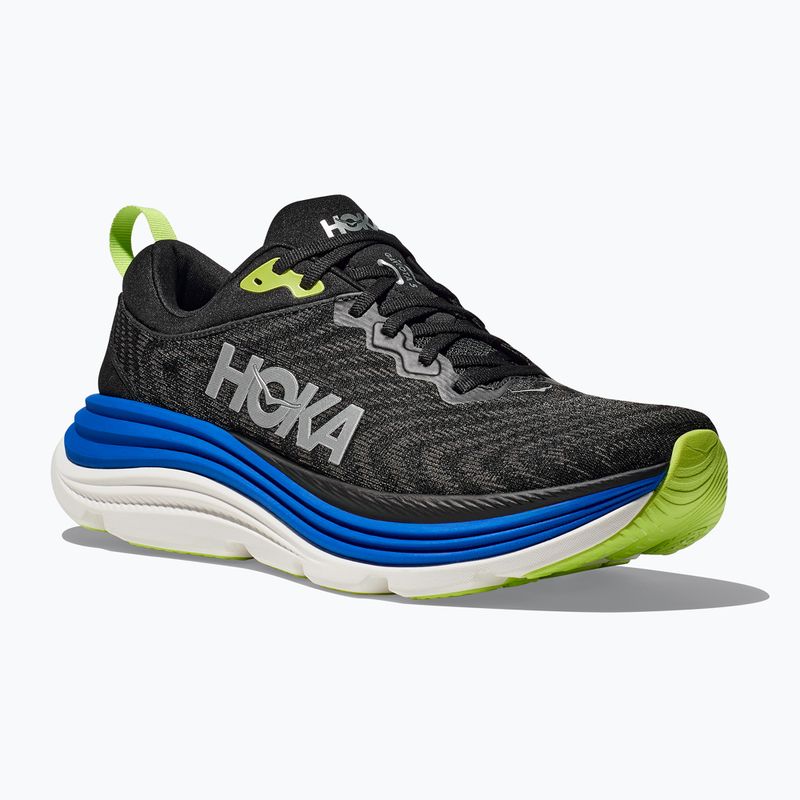 Herren Laufschuhe HOKA Gaviota 5 schwarz/electric cobalt 8