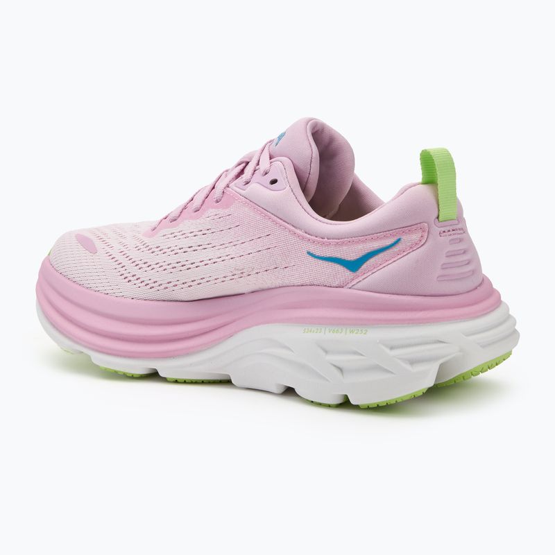 Damen Laufschuhe HOKA Bondi 8 rosa twilight/waterpark 3