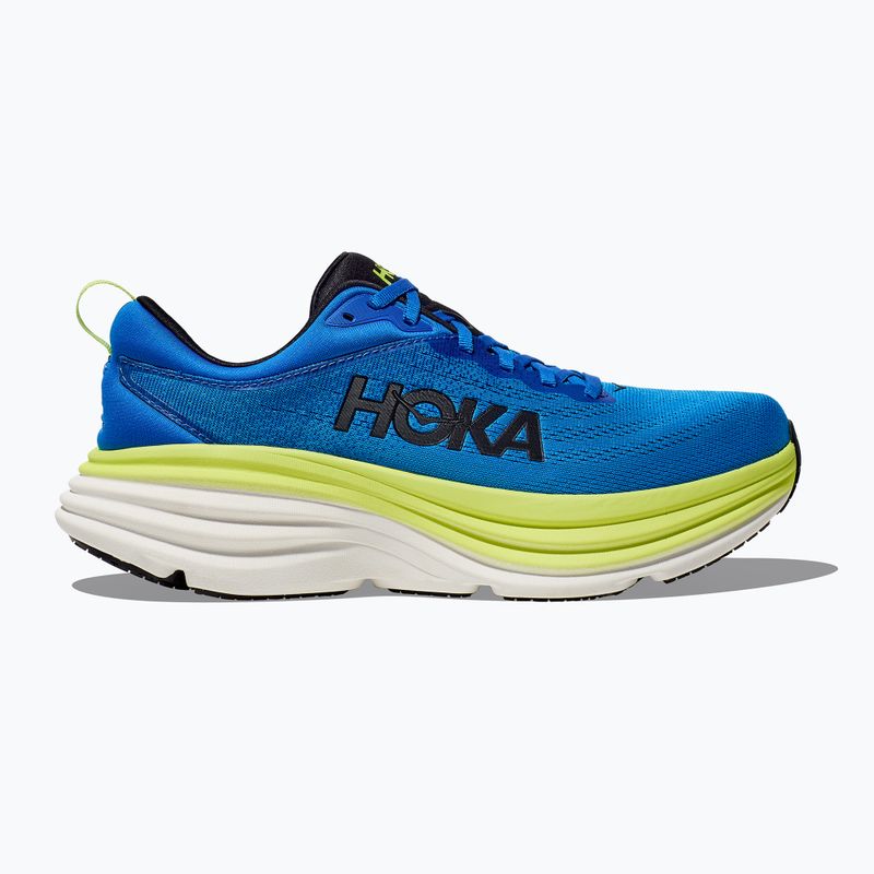 Herren Laufschuhe HOKA Bondi 8 Wide electric cobalt/lettuce 2