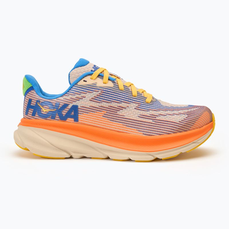 HOKA Clifton 9 ultramarine/electric tangerine Kinderlaufschuhe 2