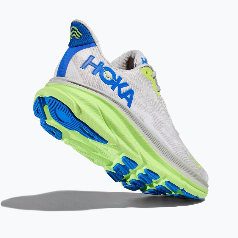 HOKA Herren Laufschuhe Clifton 9 Wide stardust/electric cobalt 6