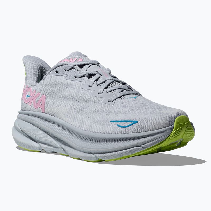 Damen Laufschuhe HOKA Clifton 9 Wide Möwe/Meereis 8