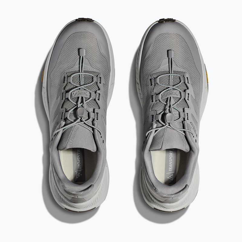 Herrenschuhe HOKA Transport GTX galactic grey/stardust 8