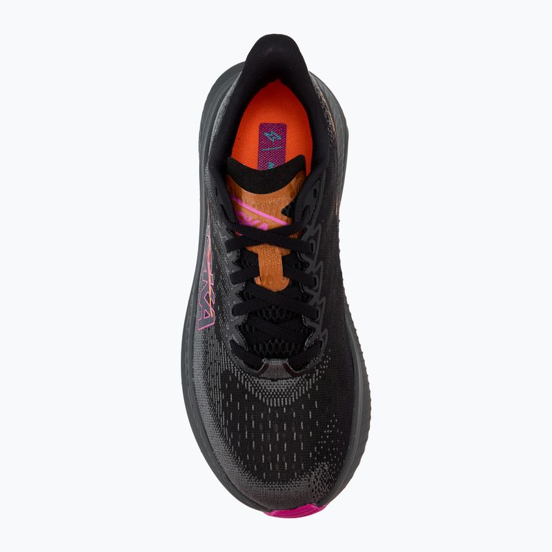 Damen Laufschuhe HOKA Mach 6 schwarz/fuchsia 5