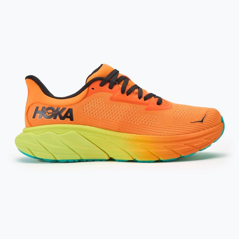 Herren Laufschuhe HOKA Arahi 7 electric tangerine/schwarz 2