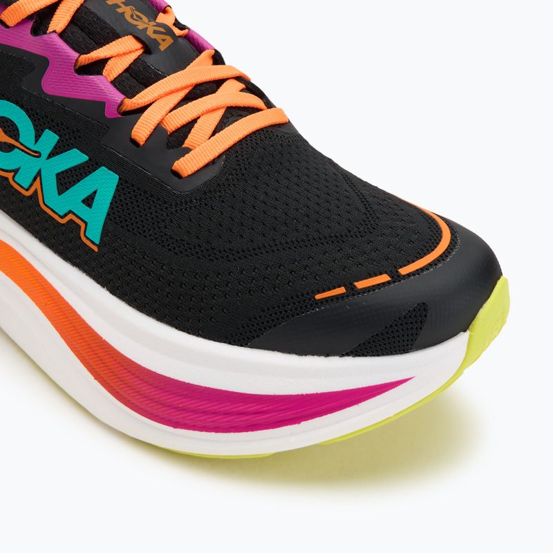 Herren Laufschuhe HOKA Skyward X schwarz/electric aqua 7