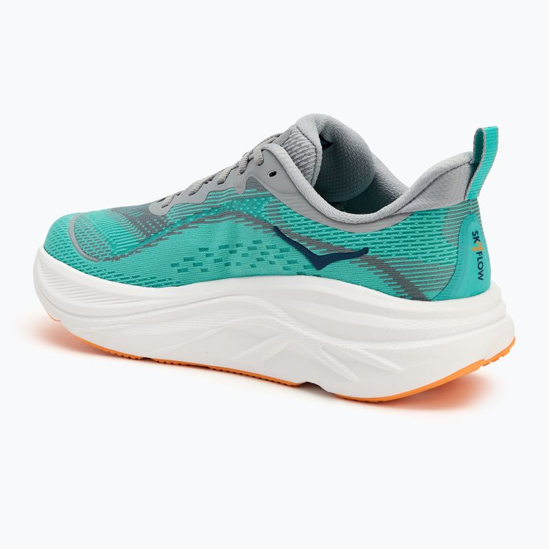 HOKA Skyflow Herren Laufschuhe stellar grau/shoreline 3